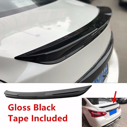 Gloss black trunk spoiler - spoiler, fit
